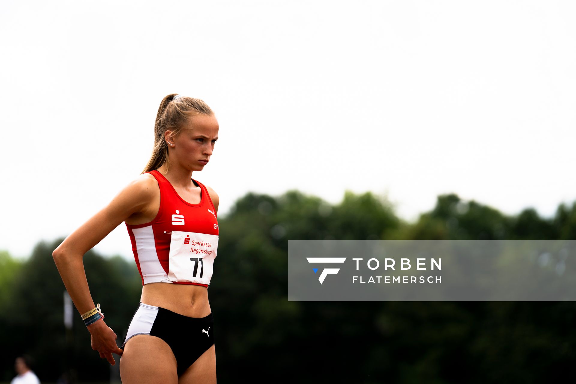 Karolina Mia Haas (LG Olympia Dortmund) ueber 400m am 04.06.2022 waehrend der Sparkassen Gala in Regensburg